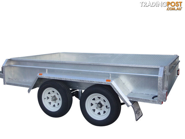 9x5 Tandem Heavy Duty Galvanised With Full Checker Plate Design & 410mm Deep Sides - photo 2 of 9
