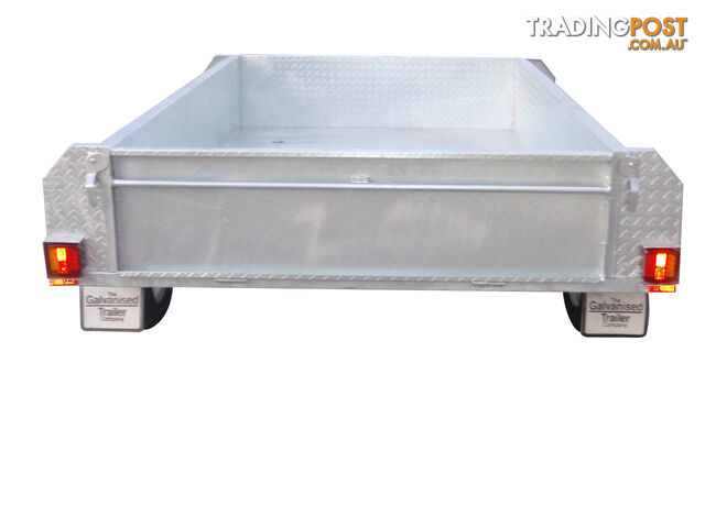 10x5 Tandem Heavy Duty Galvanised With Full Checker Plate Design & 410mm Deep Sides