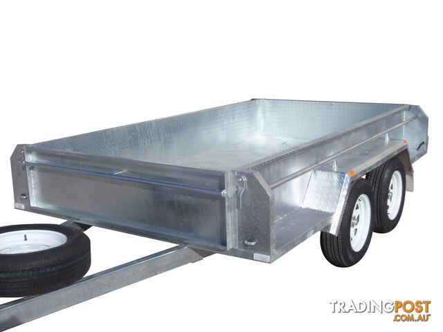 10x5 Tandem Heavy Duty Galvanised With Full Checker Plate Design & 410mm Deep Sides - photo 4 of 18