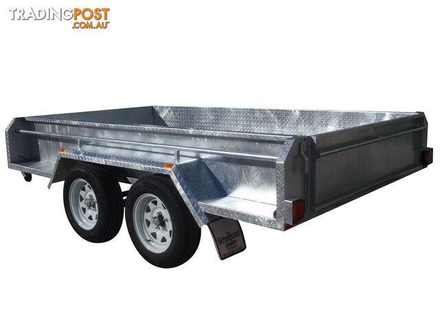 10x5 Tandem Heavy Duty Galvanised With Full Checker Plate Design & 410mm Deep Sides - photo 2 of 18