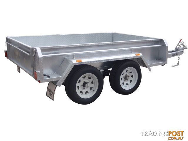8x5 Tandem Heavy Duty Galvanised With Full Checker Plate Design & Deep 410mm Sides - photo 2 of 9