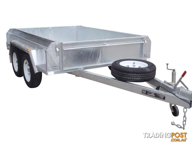 8x5 Tandem Heavy Duty Galvanised With Full Checker Plate Design & Deep 410mm Sides - photo 3 of 9