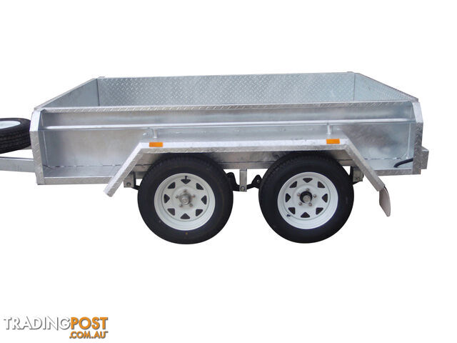 8x5 Tandem Heavy Duty Galvanised With Full Checker Plate Design & Deep 410mm Sides - photo 5 of 9