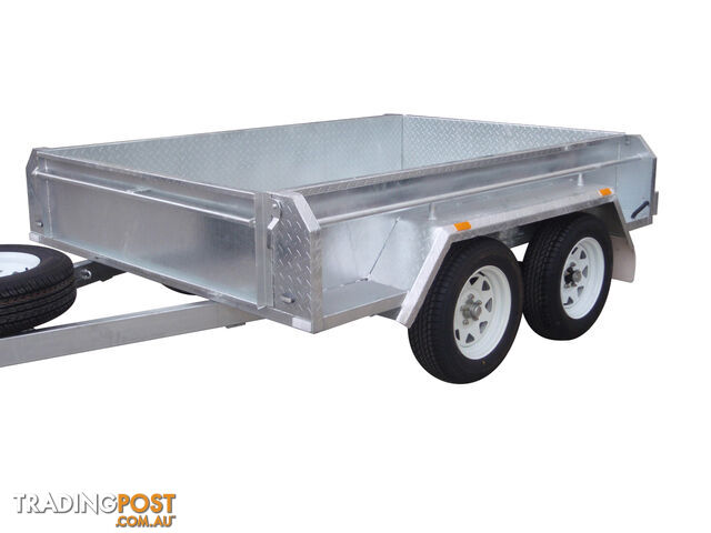 8x5 Tandem Heavy Duty Galvanised With Full Checker Plate Design & Deep 410mm Sides - photo 4 of 9