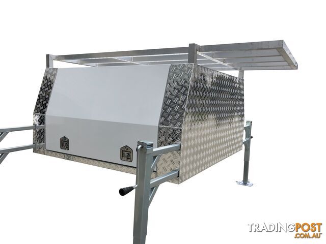 White Powder Coated Doors & 2.4m Full Tradesman Rack - photo 2 of 10