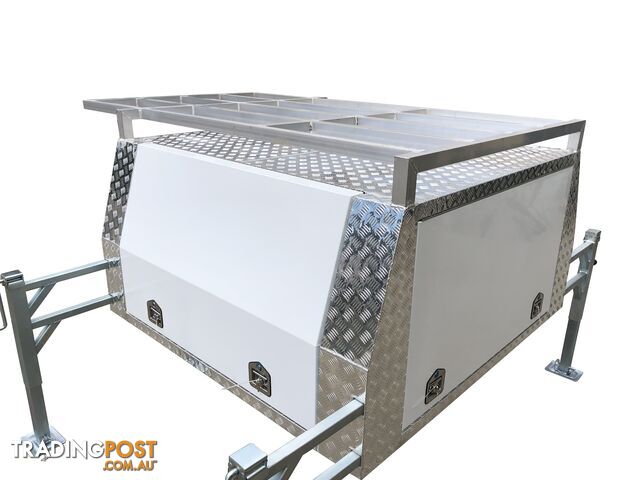 White Powder Coated Doors & 2.4m Full Tradesman Rack - photo 5 of 10