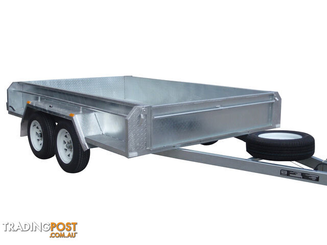 10x6 Tandem Heavy Duty Galvanised With Full Checker Plate Design & Deep 410mm Sides