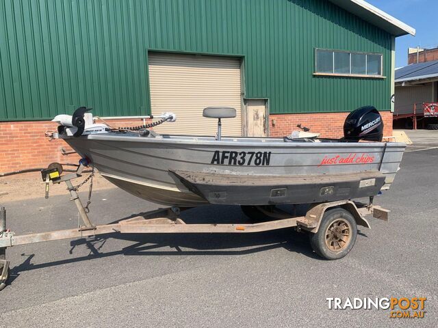 2008 STESSCO 375 SQUIRE WITH MERCURY 30HP EFI 4 STROKE