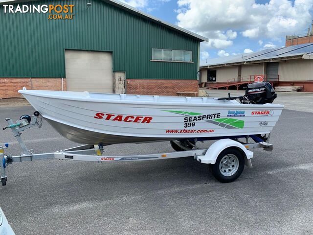 2024 STACER 399 SEASPRITE WITH MERCURY 15HP EFI 4 STROKE