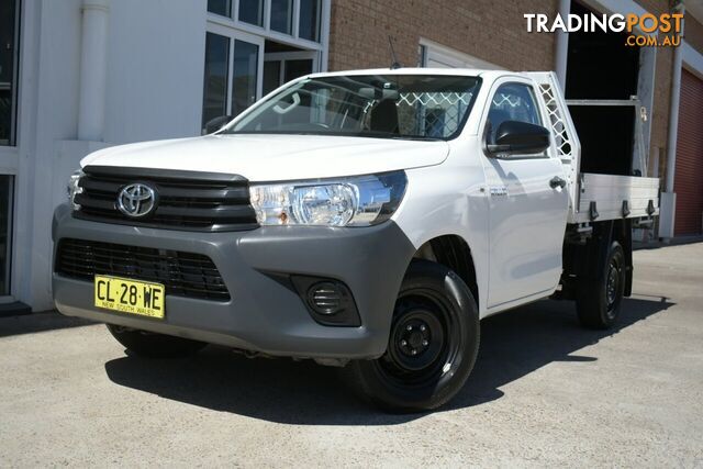 2017 TOYOTA HILUX WORKMATE TGN121R CAB CHASSIS - SINGLE CAB