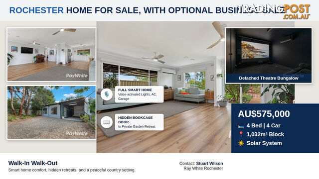 Fully Renovated, Move-in Ready Family Home – Rochester Vic 3561