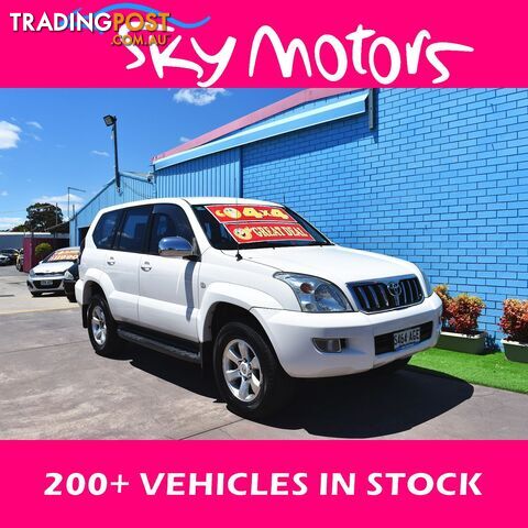 2004 TOYOTA LANDCRUISER PRADO PRADO KZJ120R GXL WAGON 8ST 5DR AUTO 4SP 4Ã4 643KG 3.0DT  