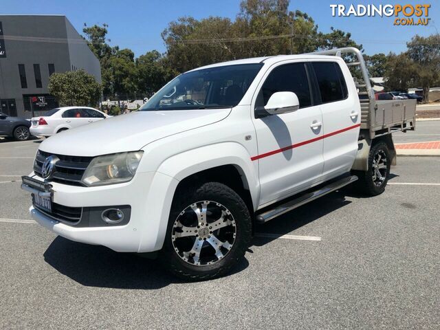 2013 VOLKSWAGEN AMAROK TDI420 4MOTION PERM TRENDLINE 2H MY13 CAB CHASSIS