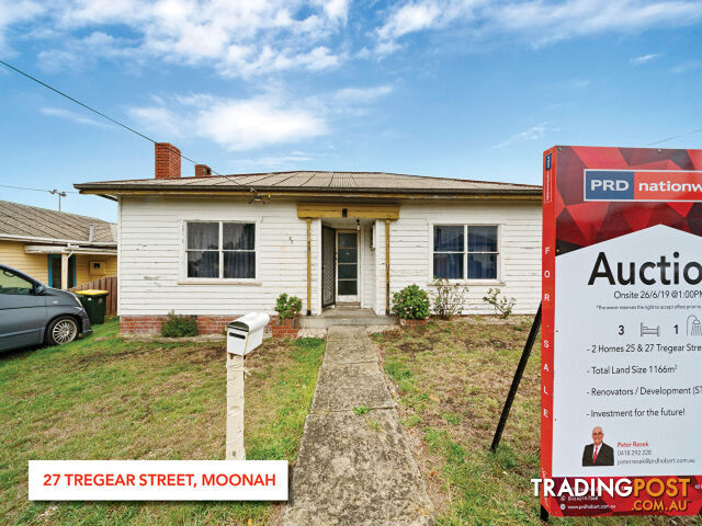 25 & 27 Tregear Street MOONAH TAS 7009