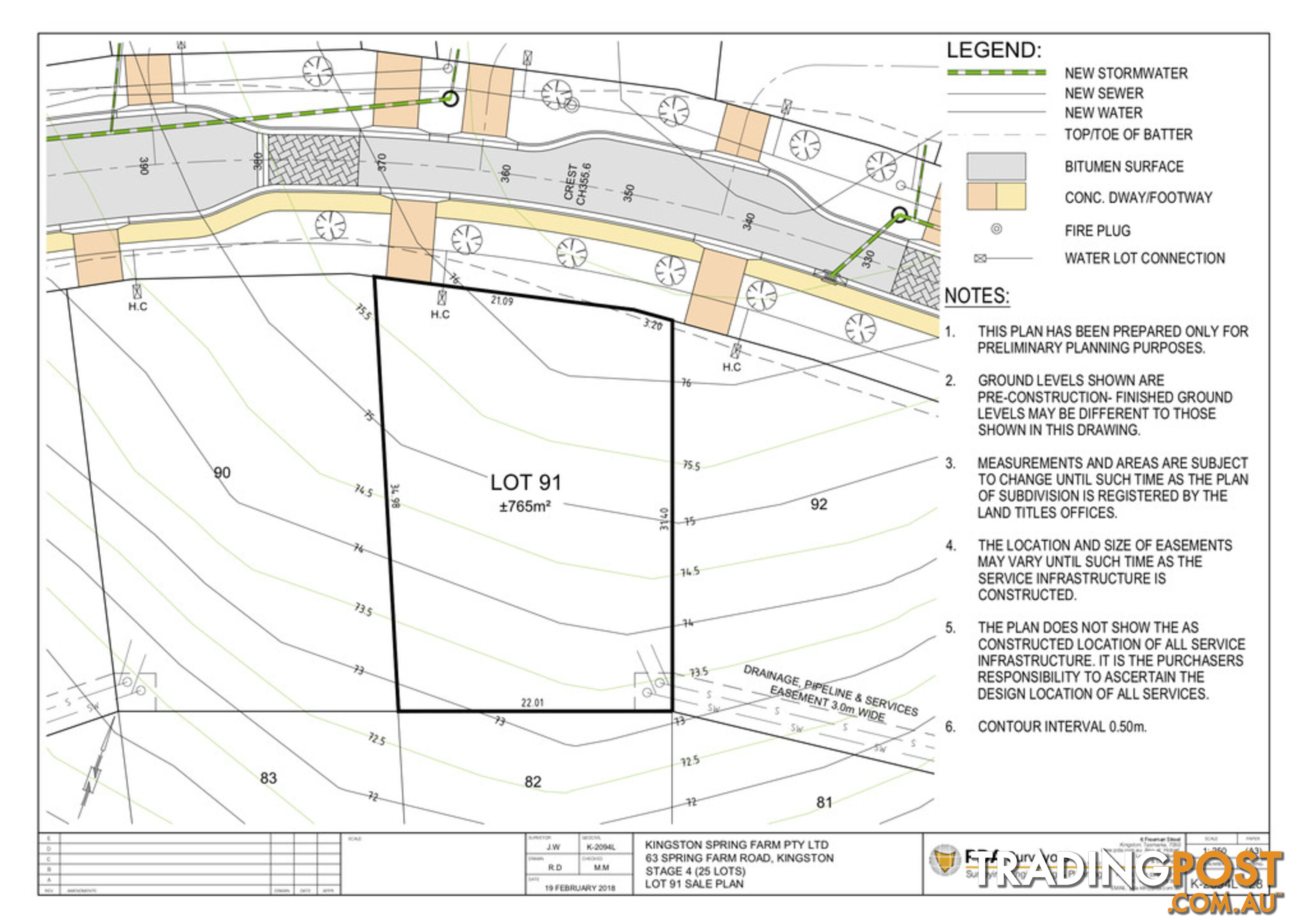 Lot 91 Spring Farm Estate KINGSTON TAS 7050