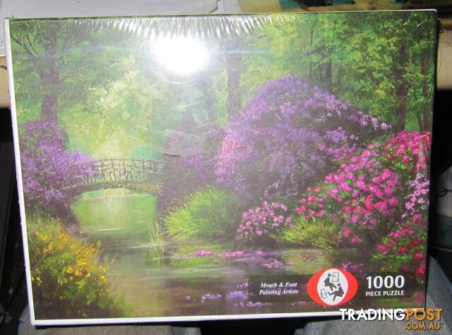 'Bridge of tranquillity' picture, 1000 pieces jigsaw Puzzle