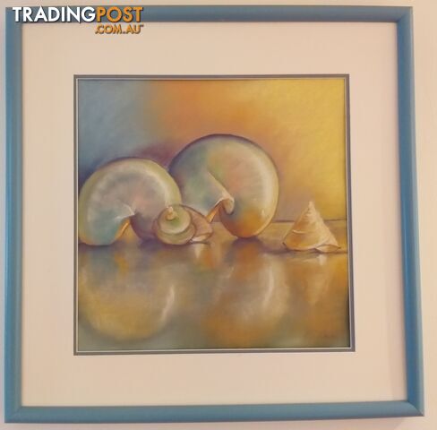 2 Paintings with in a beautiful frame with Glass