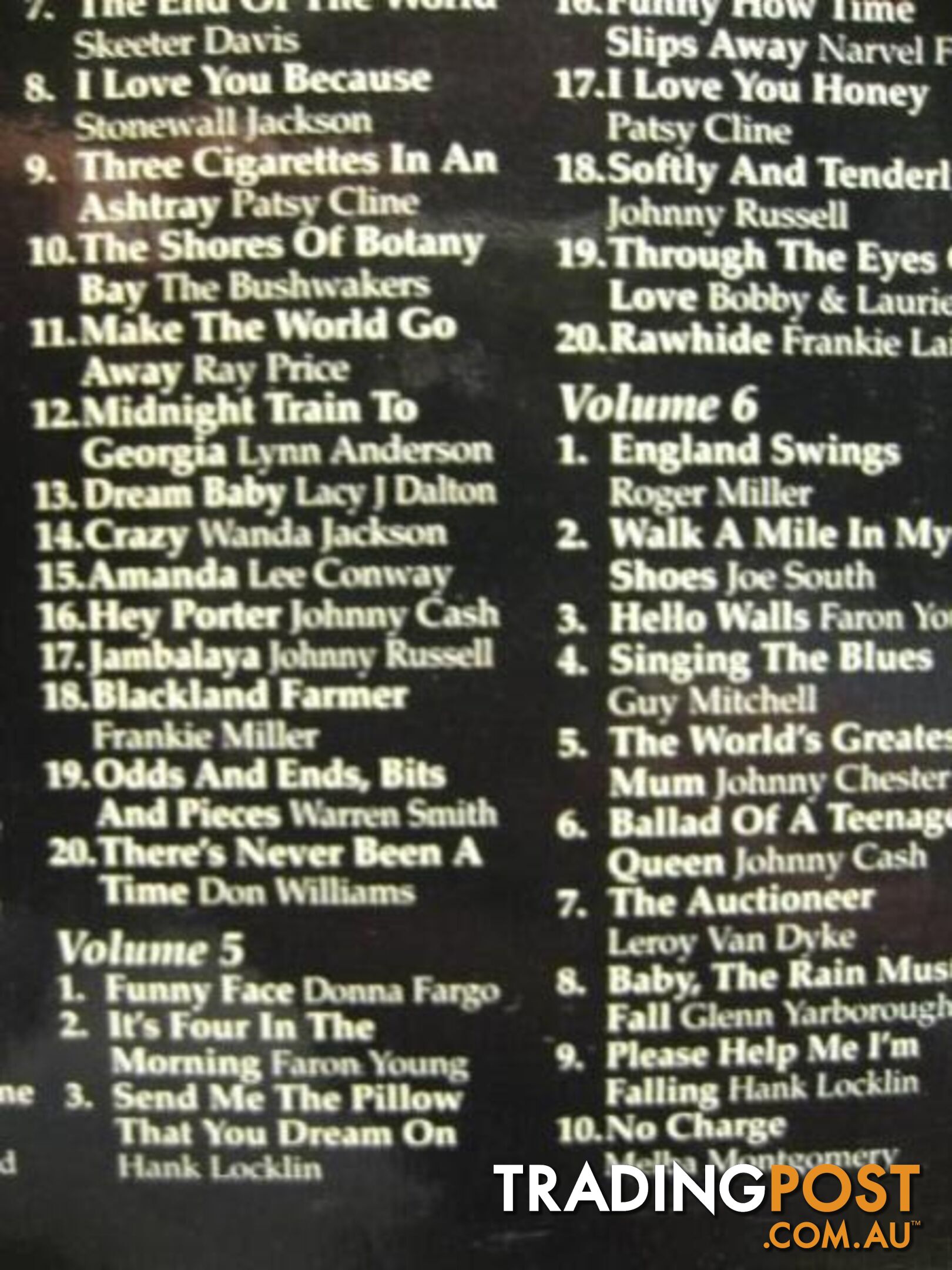 COUNTRY GREATS OVER 400 SONGS 20 CD BOX SET