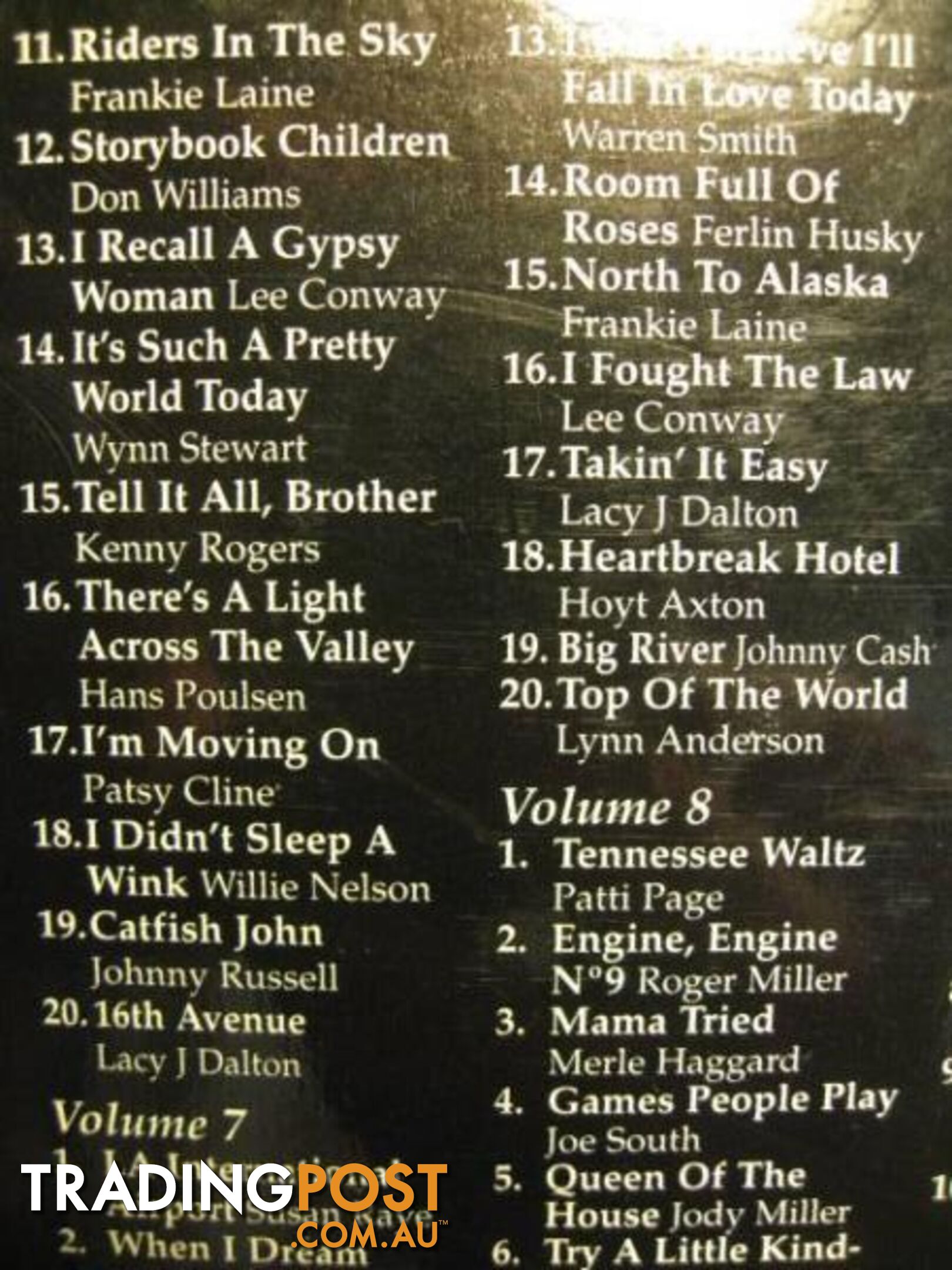 COUNTRY GREATS OVER 400 SONGS 20 CD BOX SET