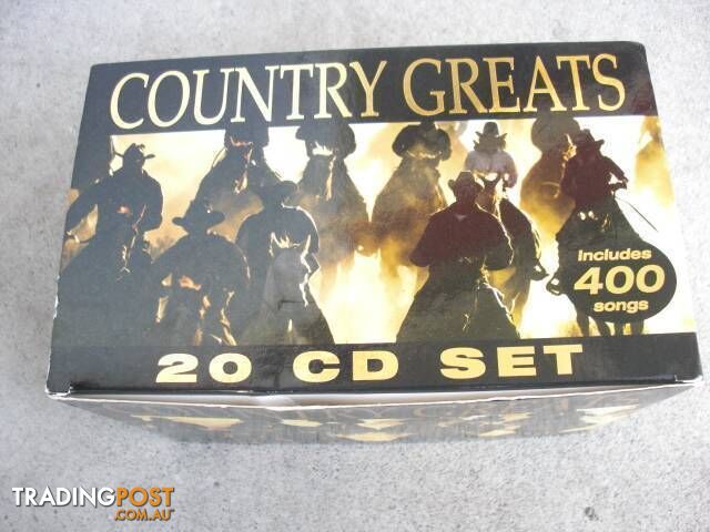 COUNTRY GREATS OVER 400 SONGS 20 CD BOX SET