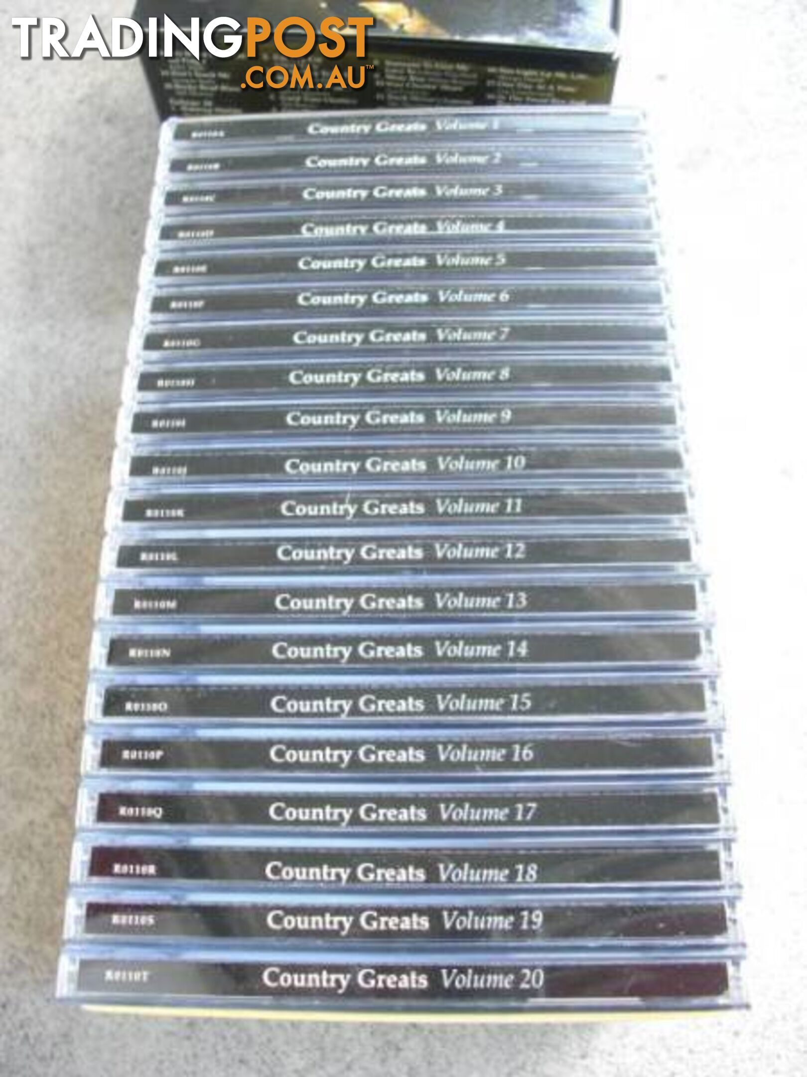 COUNTRY GREATS OVER 400 SONGS 20 CD BOX SET