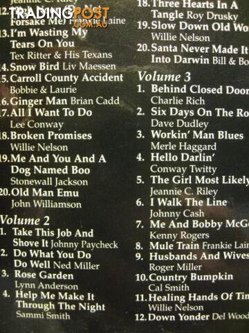 COUNTRY GREATS OVER 400 SONGS 20 CD BOX SET