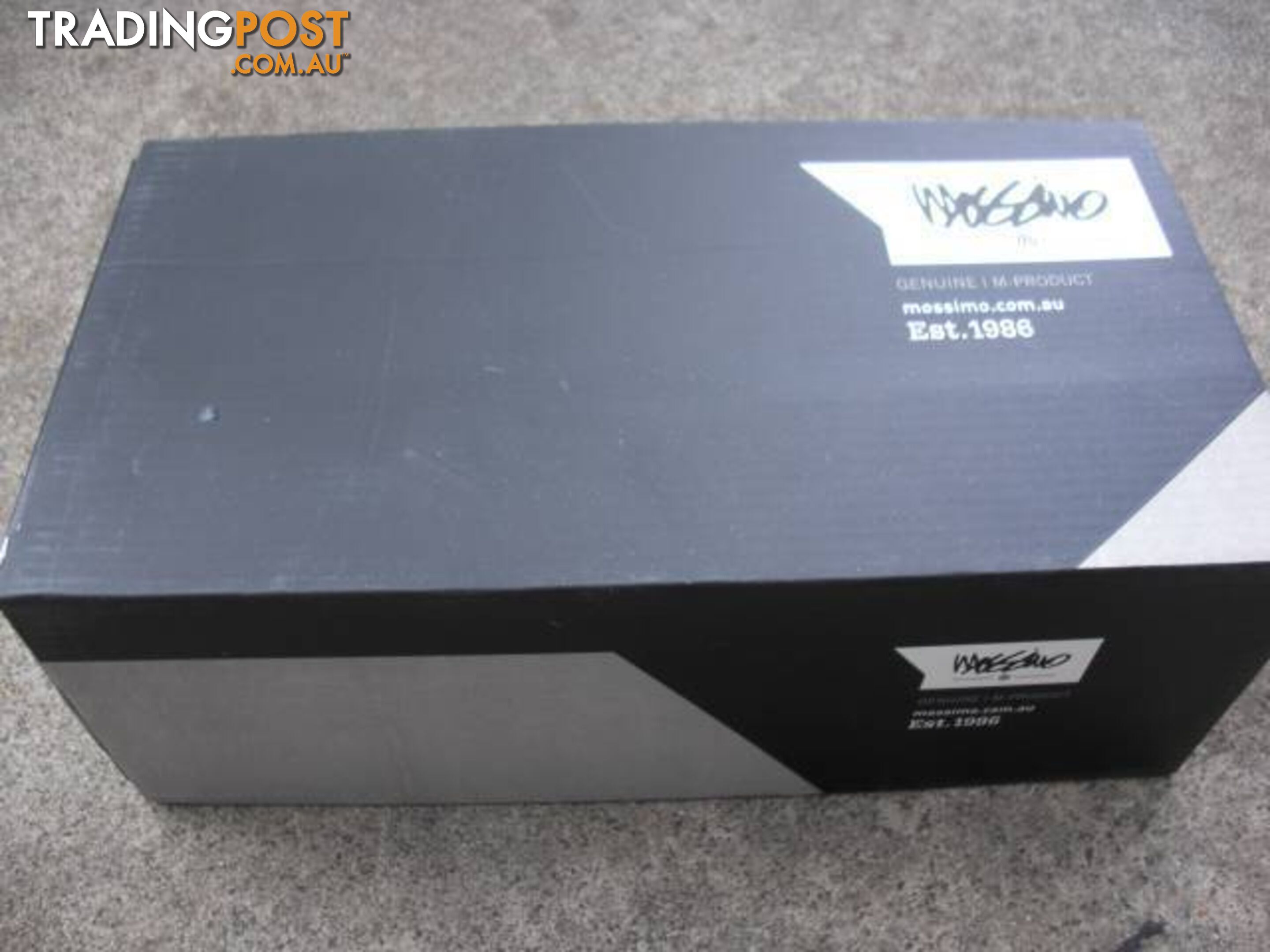 NEW MOSSIMO SHOES MARKY PLIMSOLLS BLACK SIZE 6 SHOES. PICKUP OR