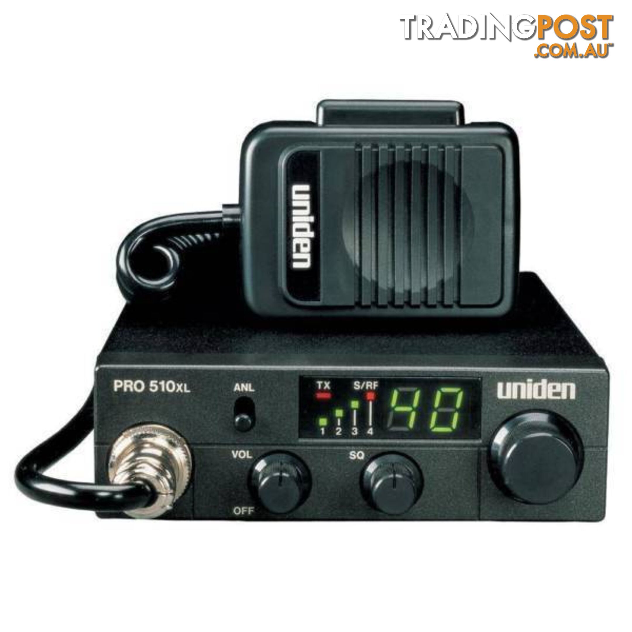 Uniden PRO510XL CB Radio w/7W Audio Output - ANL Switch/Compact