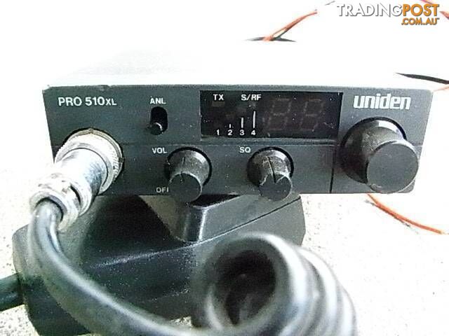 Uniden PRO510XL CB Radio w/7W Audio Output - ANL Switch/Compact