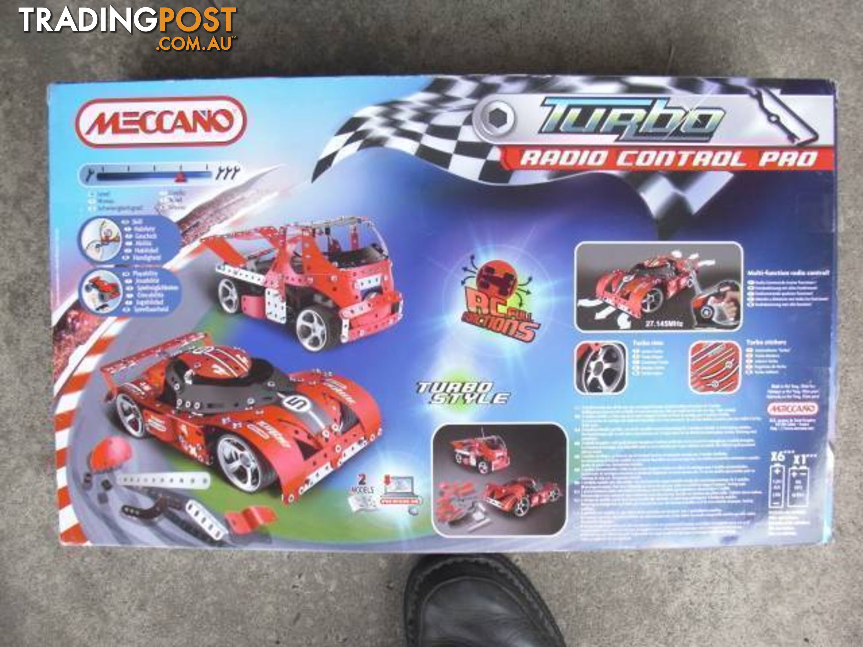 BRAND NEW LARGE Meccano Turbo Radio Control Pro 260 PARTS pickup