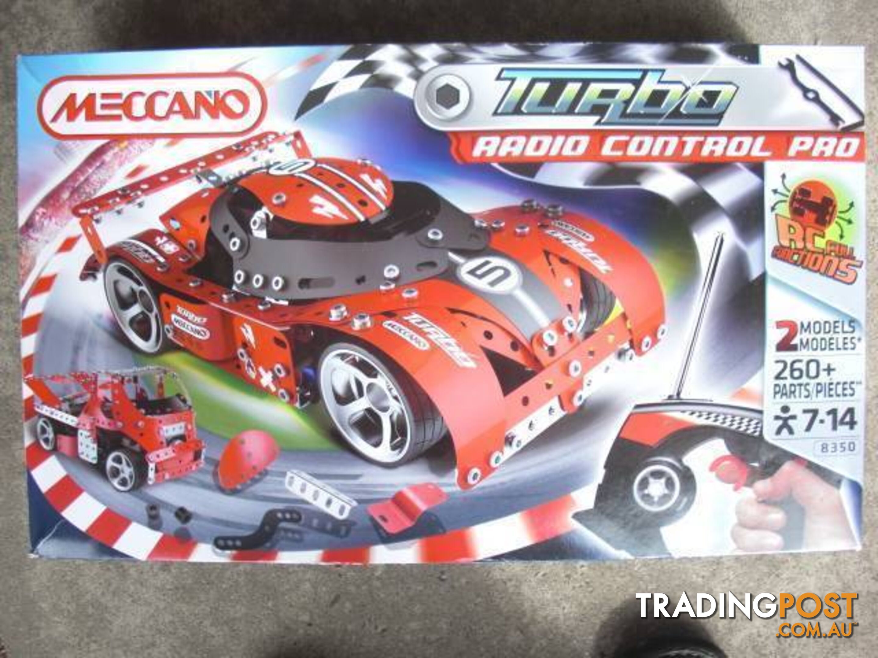 BRAND NEW LARGE Meccano Turbo Radio Control Pro 260 PARTS pickup