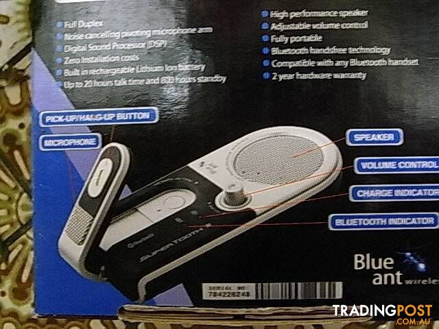 NEW BLUEANT WIRELESS SUPERTOOTH II BLUETOOTH PORTABLE HANDSFREE