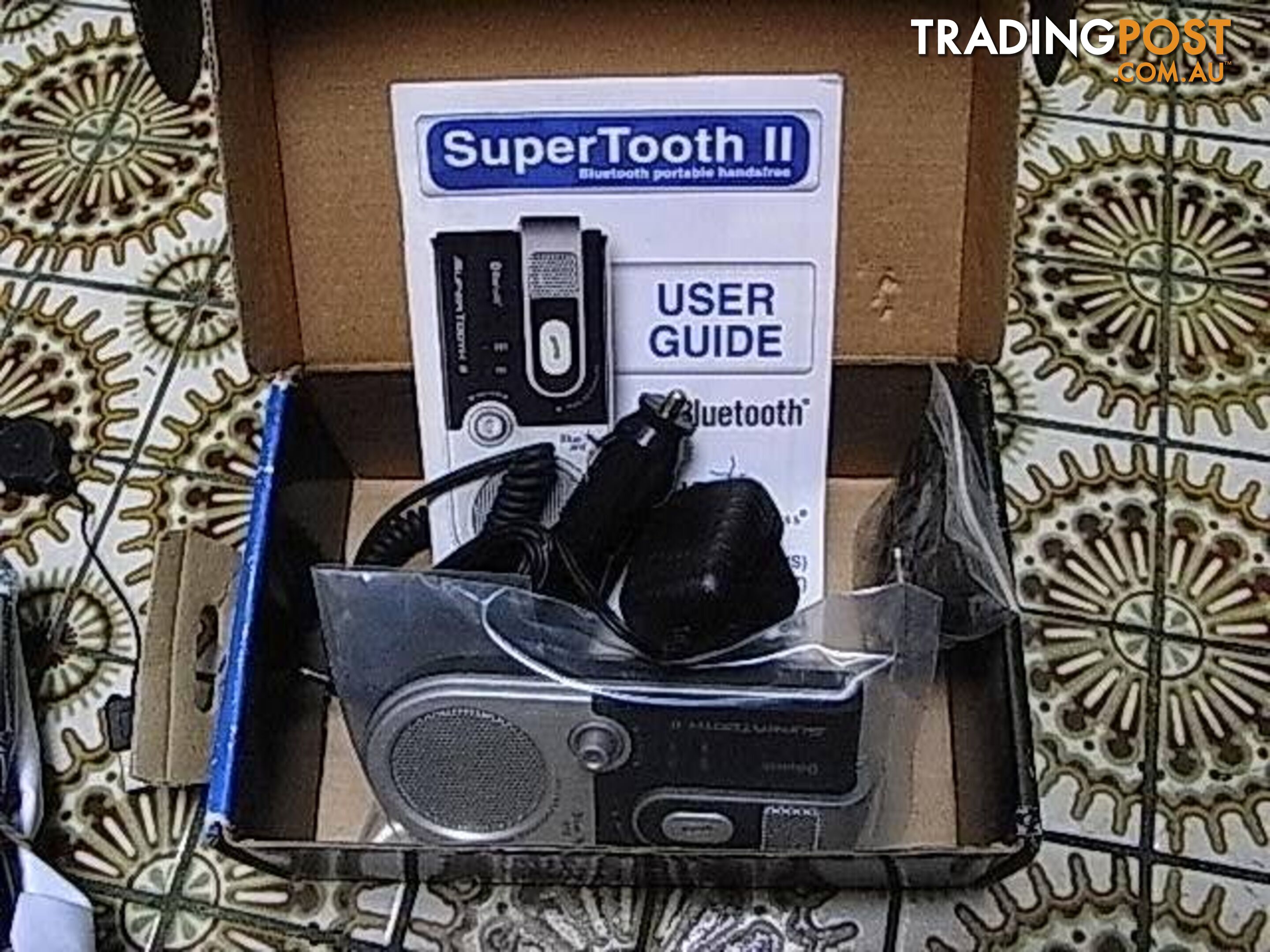 NEW BLUEANT WIRELESS SUPERTOOTH II BLUETOOTH PORTABLE HANDSFREE