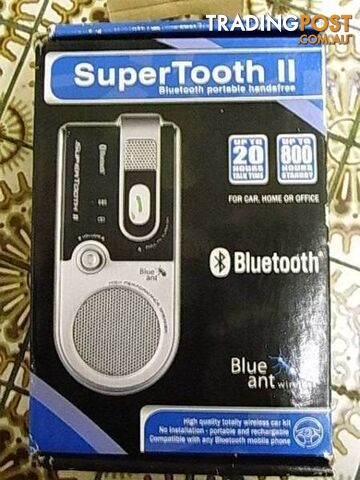 NEW BLUEANT WIRELESS SUPERTOOTH II BLUETOOTH PORTABLE HANDSFREE