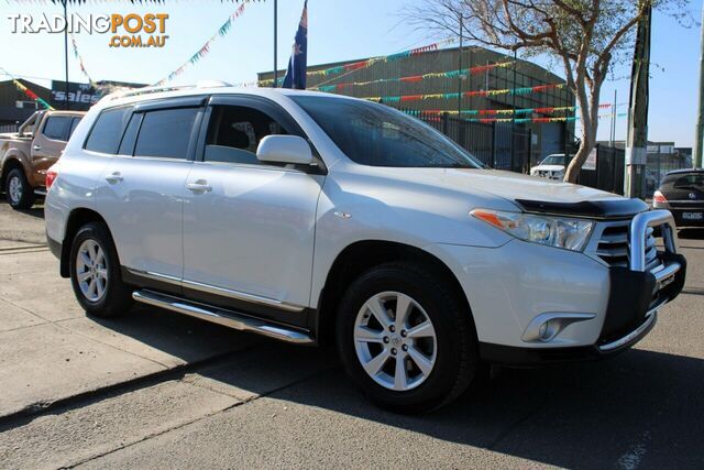 2012 TOYOTA KLUGER KX-R (4X4) 7 SEAT GSU45R MY11 UPGRADE WAGON