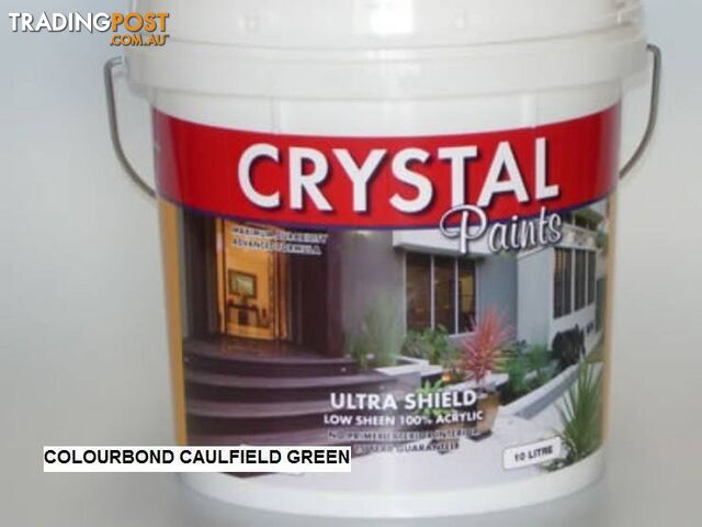 BLACK PAINT 10LT EXTERIOR INTERIOR LOW SHEEN ACRYLIC AUSSIE MADE - photo 3 of 10