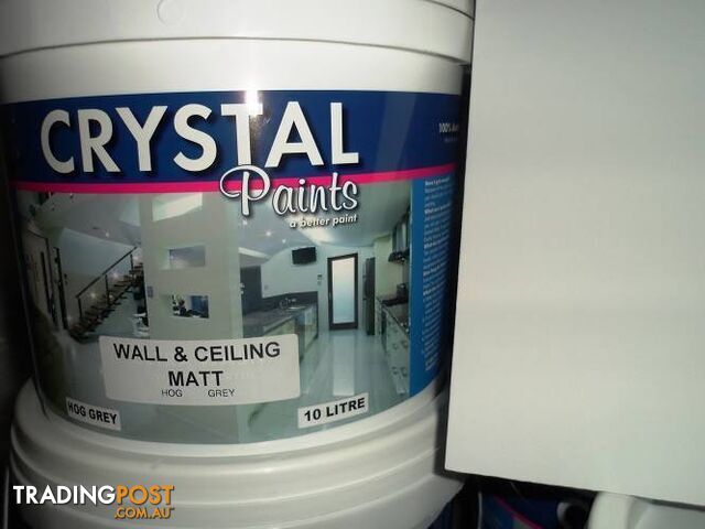 PAINT 10 LITRE CREAM MATT FINISH ACRYLIC AUSTRALIAN MADE - photo 2 of 10