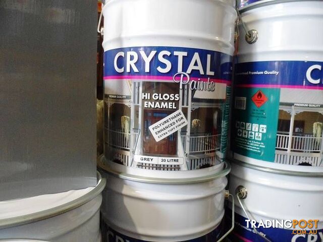 CONTAINER PAINT 4 LITRE GREY ENAMEL POLYURETHANE ENHANCED - photo 2 of 9