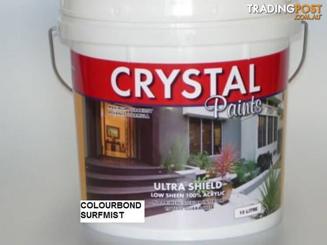 PAINT 10 LITRE COLOURBOND RIVERSAND EXTERIOR INTERIOR ACRYLIC - photo 5 of 9