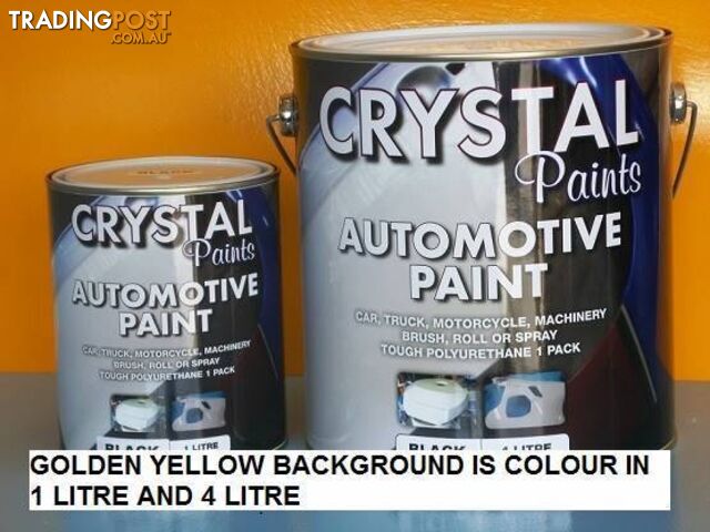 TRUCK AND AUTO ENAMEL WHITE 4 LITRE CAN BE BRUSHED
