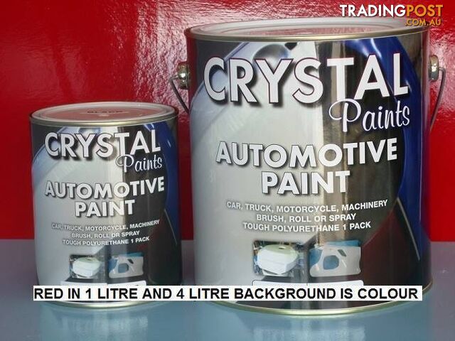 RED CAR PAINT ENAMEL 1 LITRE EASY TO PUT ON