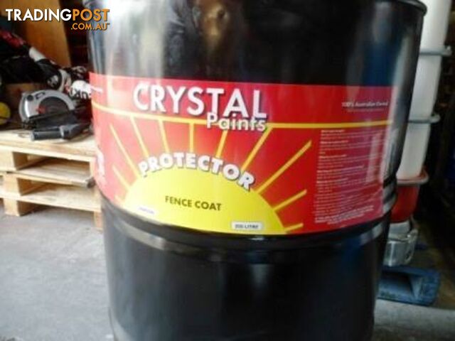 CHARCOAL PAINT 200 LITRE FENCING WATER BASED AUSSIE MADE