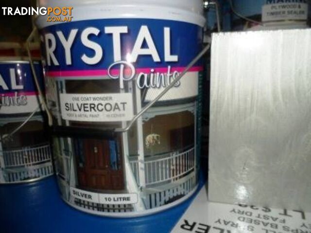 ROOF SILVER PAINT AND STEEL 10 LITRE PREMIUM AUSTRALIAN MADE