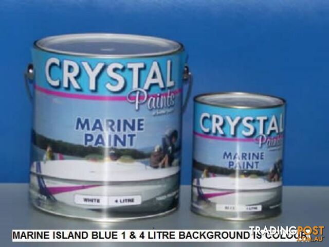 MARINE PAINT ENAMEL 4LT ISLAND BLUE AUSTRALIAN MADE