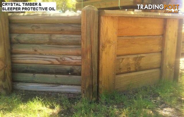 TIMBER SLEEPER OIL 10 LITRE & LOG PROTECTION QLD MADE
