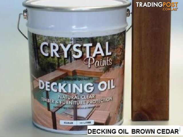 DECKING OIL 10LT IN MERBAU, KWILA, JARRAH, BRUSH BOX, CEDAR - photo 2 of 9