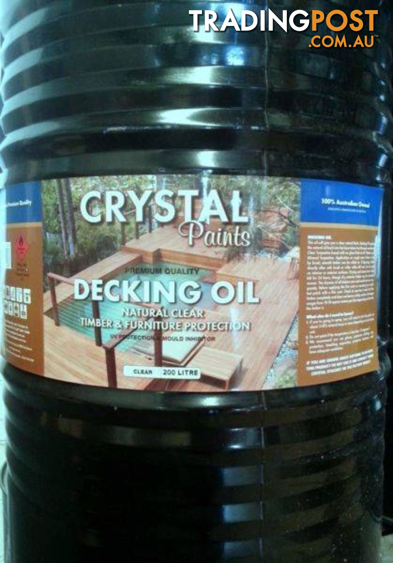 DECKING OIL OAK BROWN 4 LITRE STOCK CLEARANCE FROM LARGE ORDER