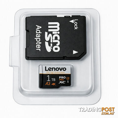 1000GB MicroSD Card Lenovo Genuine Storage 10x High Endurance 1TB