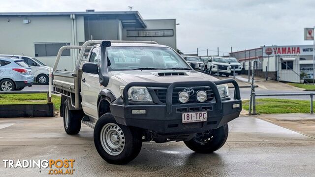 2013 TOYOTA HILUX WORKMATE KUN26R-MY12-4X4 SINGLE CAB CAB CHASSIS