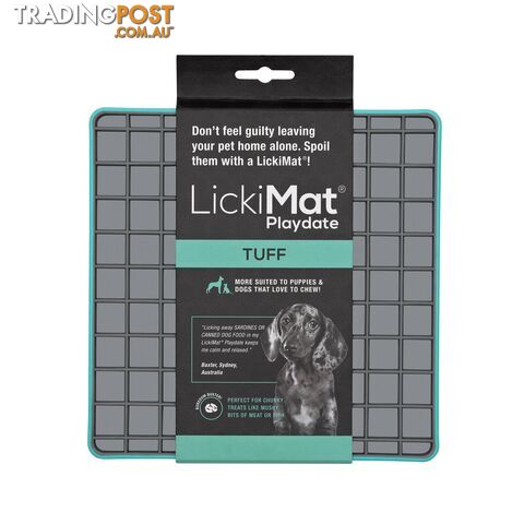 LickiMatÂ® Tuffâ„¢ Playdateâ„¢ - Turquoise - LM9010